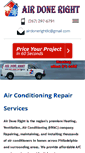 Mobile Screenshot of airdoneright-hvac.com
